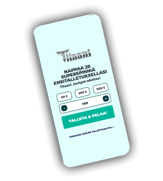 Titaani Casino registration and jackpot